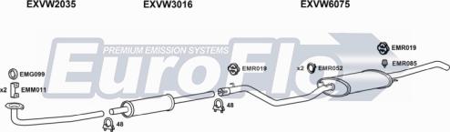 EuroFlo VWJET16D 2004 - Exhaust System car-mod.net