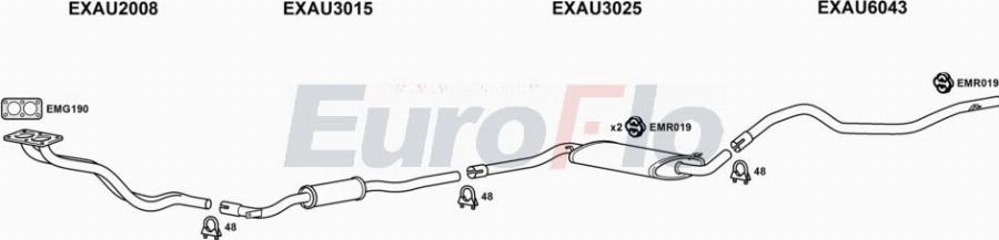 EuroFlo VWPAS16 3001A00 - Exhaust System car-mod.net