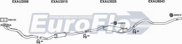 EuroFlo VWPAS16 3001A - Exhaust System car-mod.net