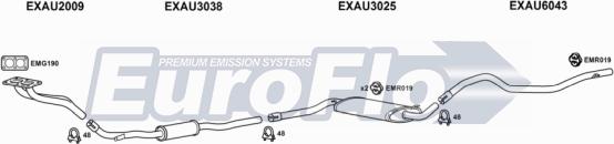 EuroFlo VWPAS16 3001B - Exhaust System car-mod.net