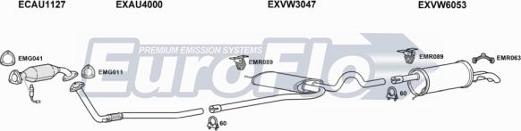 EuroFlo VWPAS18 3025A - Exhaust System car-mod.net