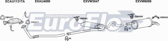 EuroFlo VWPAS20 2018B - Exhaust System car-mod.net