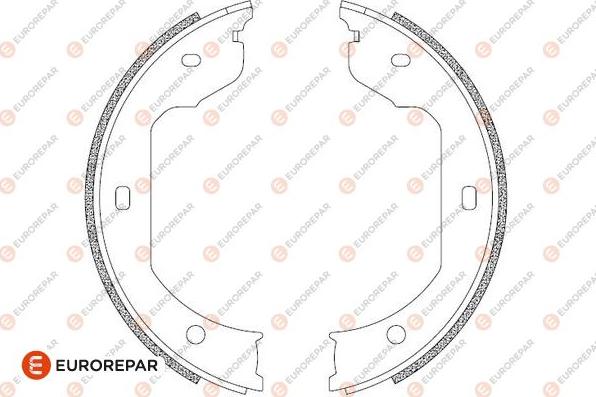 EUROREPAR 1690922480 - Drum Brake Shoe Set car-mod.net