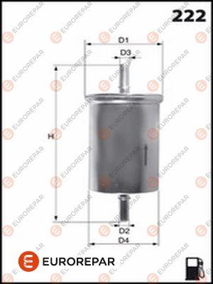 EUROREPAR 1643631780 - Fuel filter car-mod.net
