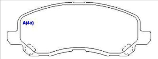 EUROREPAR 1643070480 - Brake Pad Set, disc brake car-mod.net
