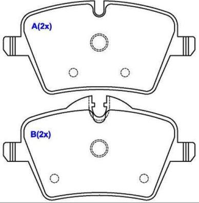 Alanko 10300470 - Brake Pad Set, disc brake car-mod.net