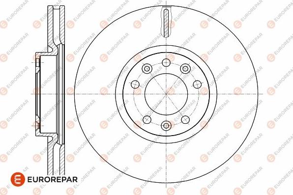 EUROREPAR 1642760480 - Brake Disc car-mod.net