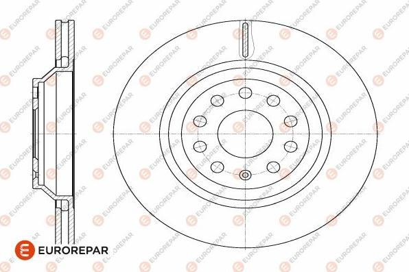 EUROREPAR 1642767980 - Brake Disc car-mod.net