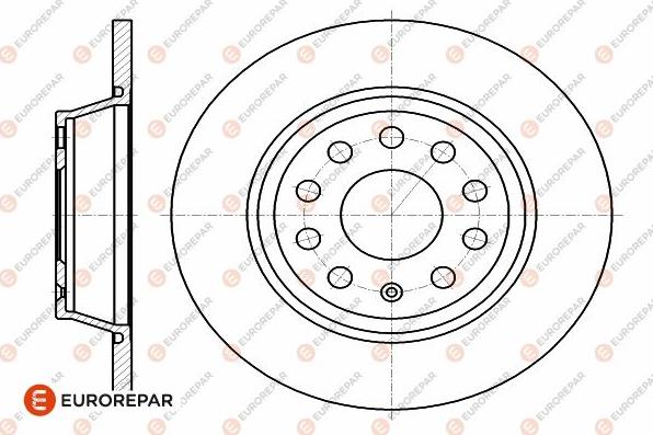 EUROREPAR 1642767780 - Brake Disc car-mod.net