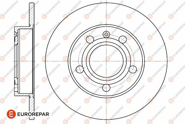 EUROREPAR 1642771680 - Brake Disc car-mod.net