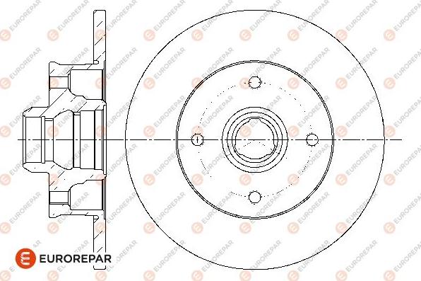 EUROREPAR 1667857880 - Brake Disc car-mod.net