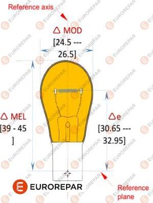 EUROREPAR 1616430980 - Bulb, indicator car-mod.net