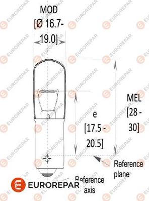 EUROREPAR 1616431080 - Bulb, indicator car-mod.net
