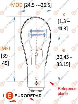 EUROREPAR 1616431380 - Bulb, indicator car-mod.net