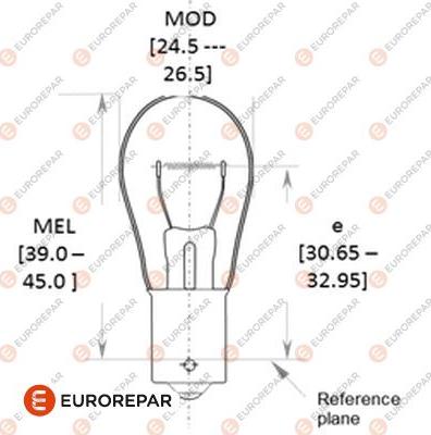 EUROREPAR 1616431280 - Bulb, indicator car-mod.net