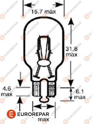 EUROREPAR 1616431780 - Bulb, indicator car-mod.net