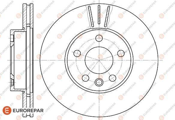 EUROREPAR 1618883280 - Brake Disc car-mod.net