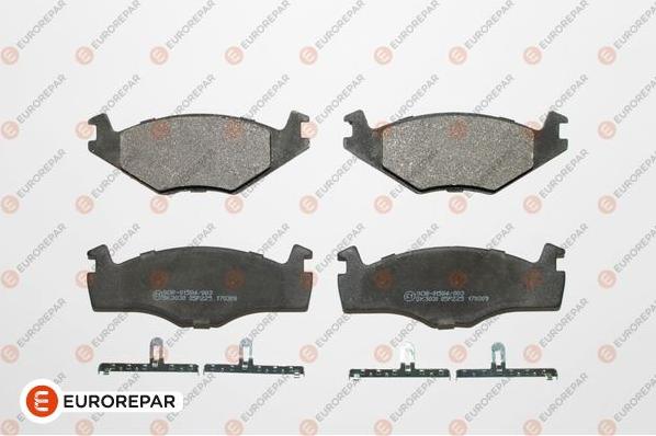 EUROREPAR 1617248080 - Brake Pad Set, disc brake car-mod.net