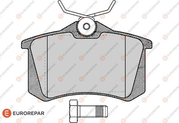 EUROREPAR 1617250480 - Brake Pad Set, disc brake car-mod.net