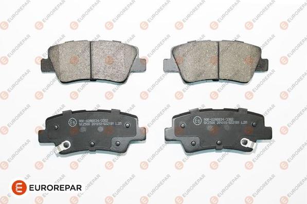 EUROREPAR 1681162180 - Brake Pad Set, disc brake car-mod.net