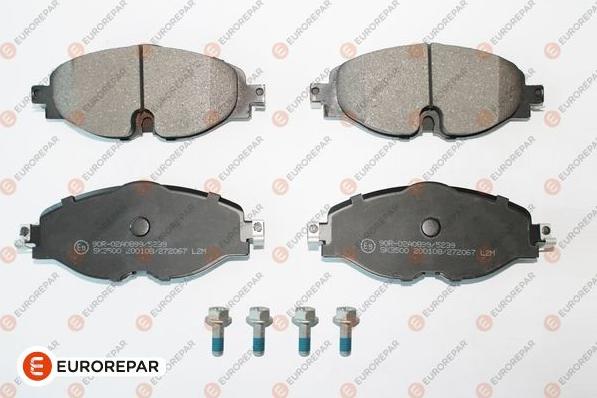 EUROREPAR 1681162380 - Brake Pad Set, disc brake car-mod.net