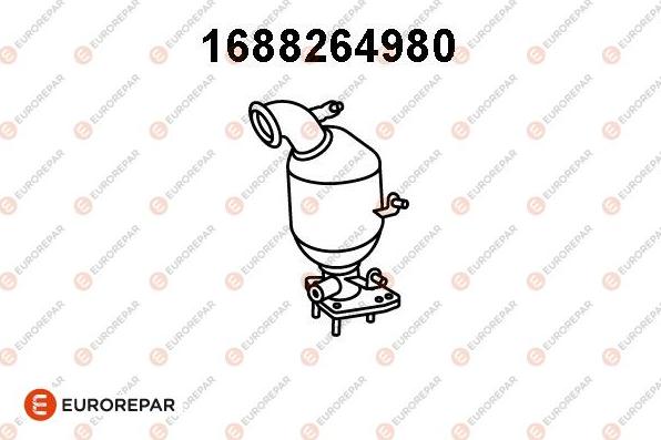 EUROREPAR 1688264980 - Catalytic Converter car-mod.net