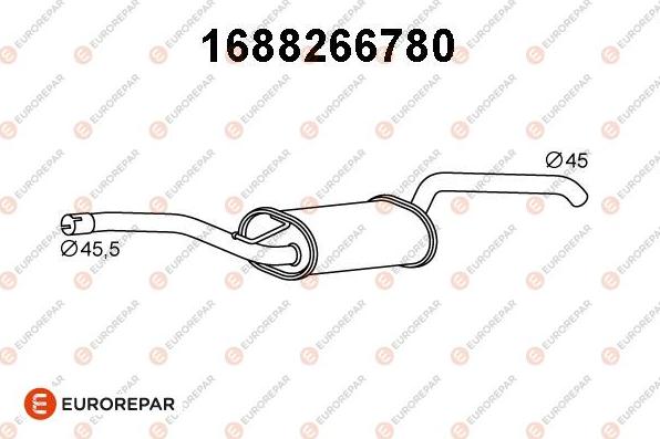 EUROREPAR 1688266780 - End Silencer car-mod.net