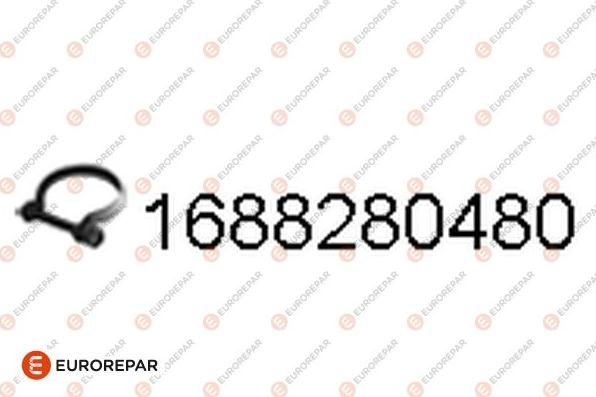 EUROREPAR 1688280480 - Pipe Connector, exhaust system car-mod.net