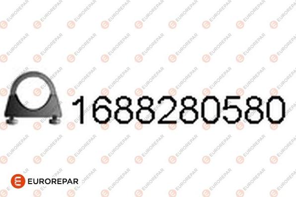 EUROREPAR 1688280580 - Pipe Connector, exhaust system car-mod.net