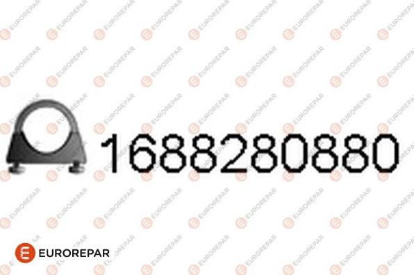 EUROREPAR 1688280880 - Pipe Connector, exhaust system car-mod.net