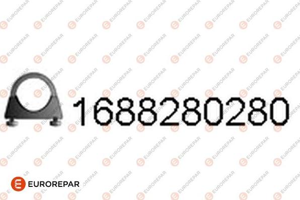 EUROREPAR 1688280280 - Pipe Connector, exhaust system car-mod.net