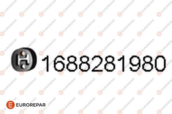 EUROREPAR 1688281980 - Holding Bracket, silencer car-mod.net