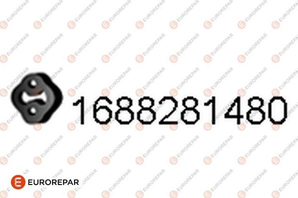 EUROREPAR 1688281480 - Holding Bracket, silencer car-mod.net