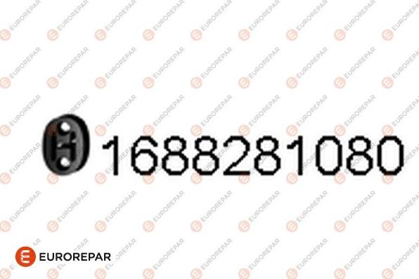 EUROREPAR 1688281080 - Holding Bracket, silencer car-mod.net