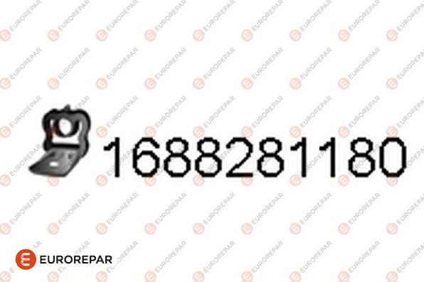 EUROREPAR 1688281180 - Holding Bracket, silencer car-mod.net