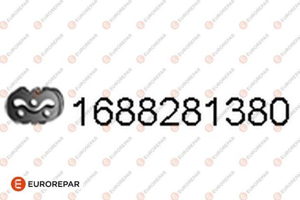 EUROREPAR 1688281380 - Holding Bracket, silencer car-mod.net