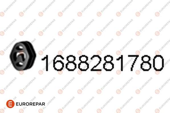 EUROREPAR 1688281780 - Holding Bracket, silencer car-mod.net