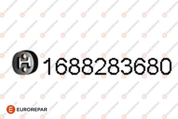 EUROREPAR 1688283680 - Holding Bracket, silencer car-mod.net