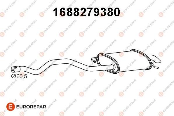 EUROREPAR 1688279380 - End Silencer car-mod.net
