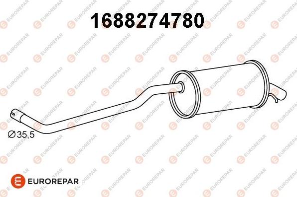 EUROREPAR 1688274780 - End Silencer car-mod.net
