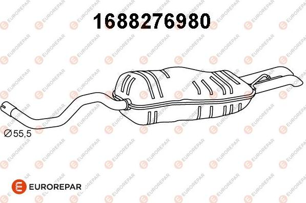 EUROREPAR 1688276980 - End Silencer car-mod.net