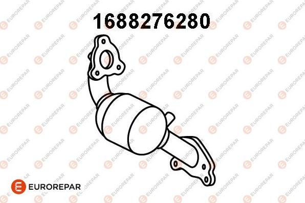 EUROREPAR 1688276280 - Catalytic Converter car-mod.net