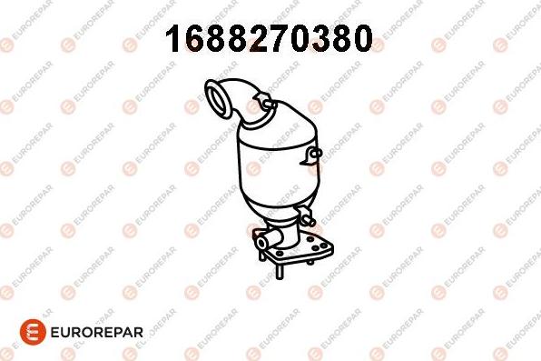EUROREPAR 1688270380 - Catalytic Converter car-mod.net
