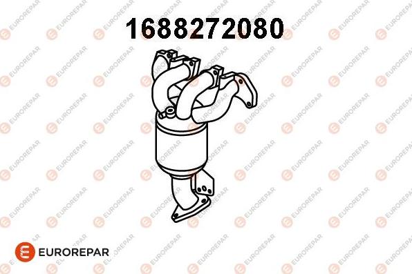 EUROREPAR 1688272080 - Catalytic Converter car-mod.net