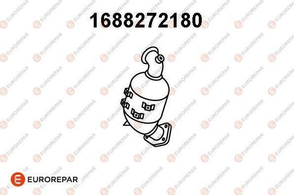EUROREPAR 1688272180 - Catalytic Converter car-mod.net