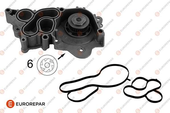 EUROREPAR 1682098780 - Water Pump car-mod.net
