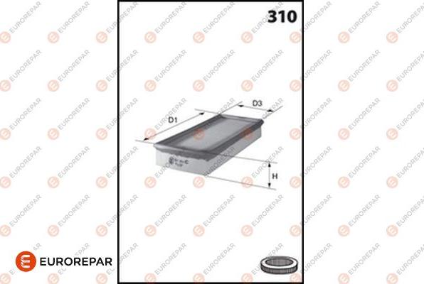 EUROREPAR 1682343180 - Engine Air Filter car-mod.net