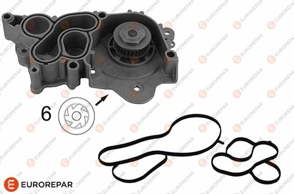 EUROREPAR 1682238480 - Water Pump car-mod.net