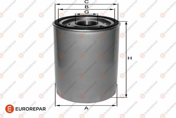 EUROREPAR 1682280380 - Oil Filter car-mod.net