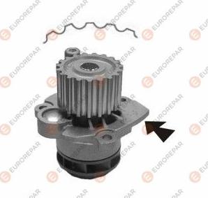 EUROREPAR 1635178380 - Water Pump car-mod.net